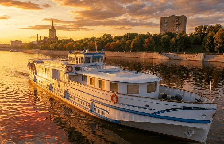 Теплоход Дунай аренда в Москве – цены на официальном сайте